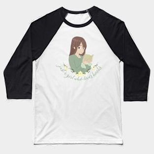 Girl reading Baseball T-Shirt